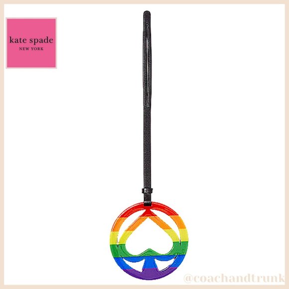 kate spade Handbags - NWT kate spade Limited Edition Rainbow Spade Tag